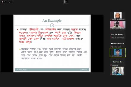 Webinar on Stemming Bangla Words: Techniques, Applications and Challenges